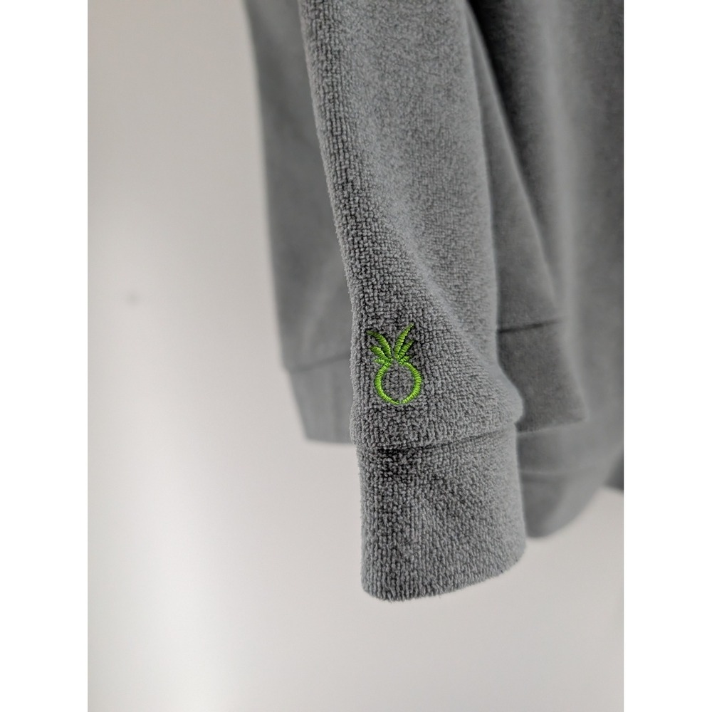 Dudley Stephens Womens XL Gray Fleece Turtleneck Cowl Neck Pullover Top USA Made - Picture 3 of 6